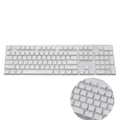 104pcs Universal Mechanical Keyboard Keycaps – Ergonomic Blank ABS Keycaps for Cherry MX Backlit Mechanical Keyboards