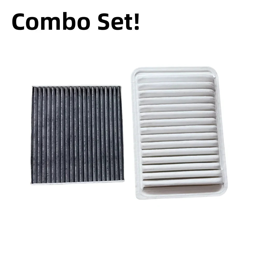 17801-28030 For 2007-2017 Toyota Camry 2.4L 2.5L 2009-16 Venza 2.7L Engine & Cabin Air Filter Kit 87139-07010