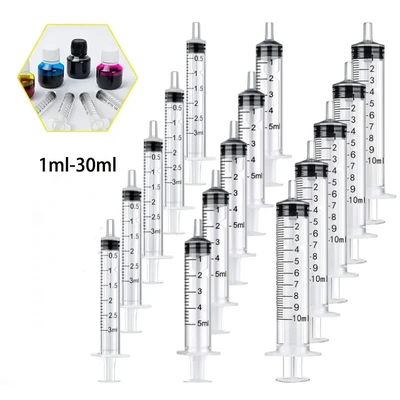 1ml-10ml Disposable Syringes Without Needle – Food-Grade Plastic Syringes for Glue, Pet Feeding & Kitchen Use