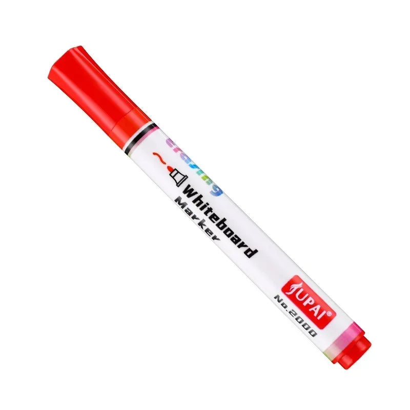 4 Colors Dry Erase Whiteboard Marker Pens – Low Odor Chalk Pens for Office & School