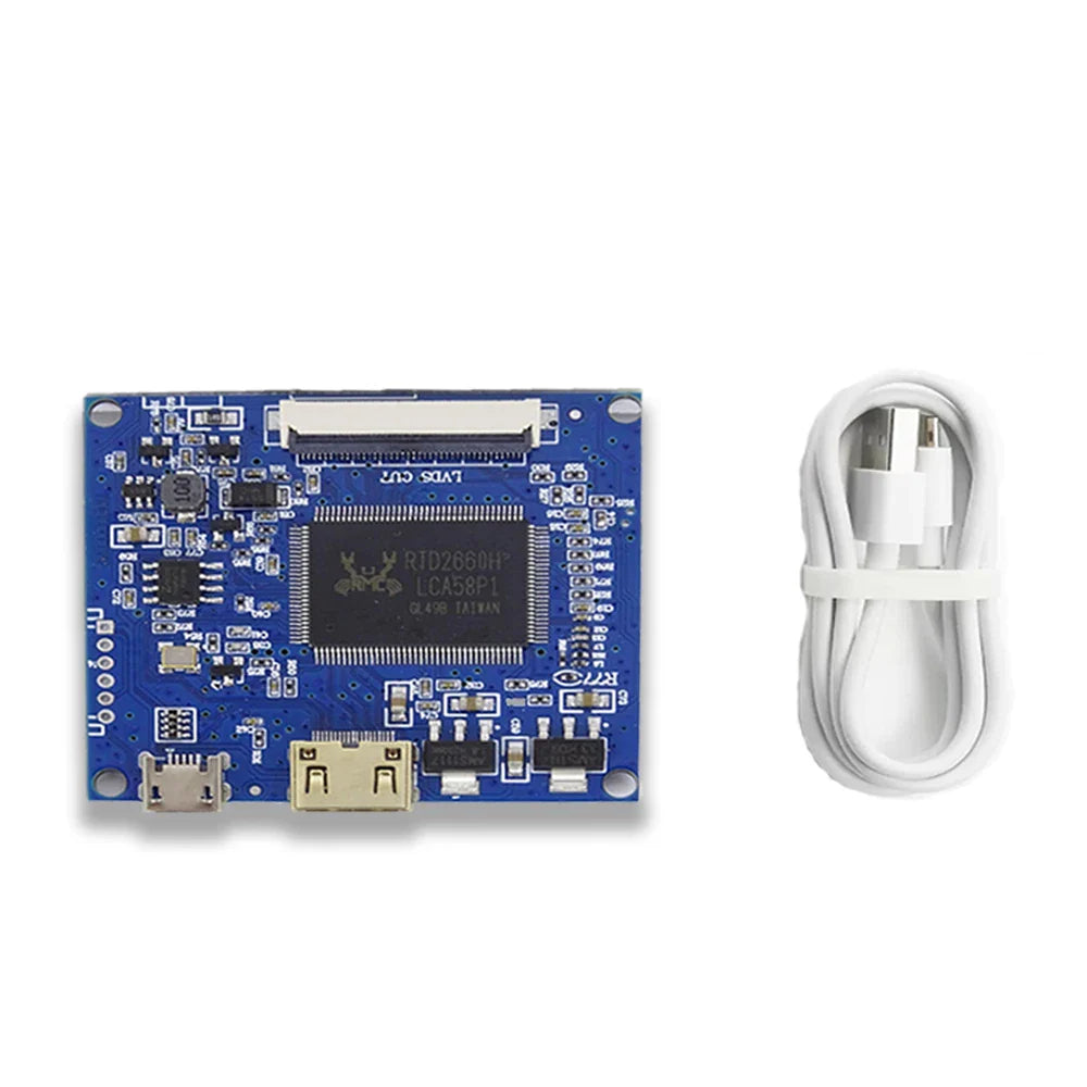 7 Inch 1024*600 Screen Display LCD Monitor Driver Control Board Mini HDMI-Compatible For Lattepanda,Raspberry Pi Banana Pi PC