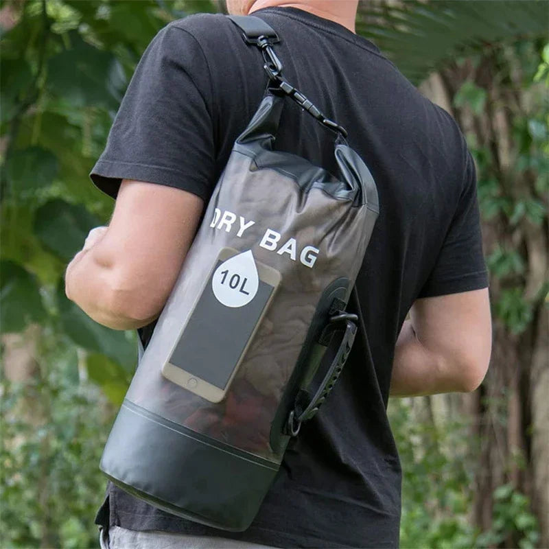 10L–20L Waterproof Dry Bag Backpack – Floating Pouch for Kayaking, Trekking, Boating & Rafting