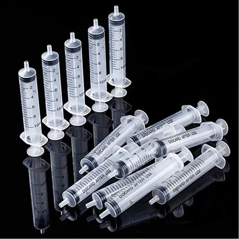 1ml-10ml Disposable Syringes Without Needle – Food-Grade Plastic Syringes for Glue, Pet Feeding & Kitchen Use