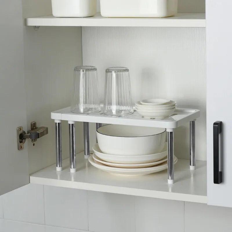 1Pc Retractable Shelf Multifunction Storage Rack – Household Organizer for Kitchen Seasoning Bottles & More