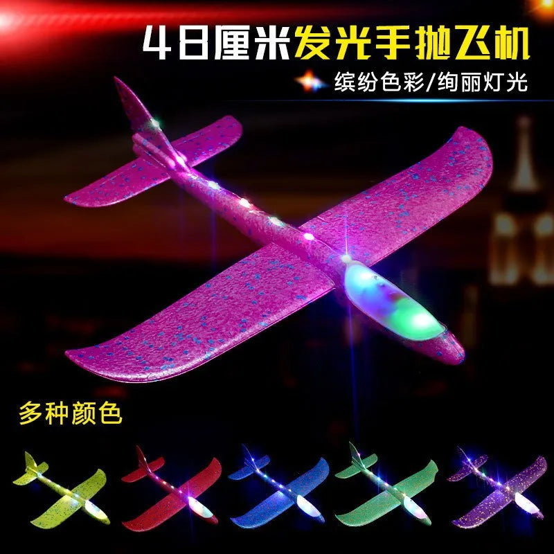 50CM Big Foam Plane Glider – Hand Throw Airplane Toy for Kids with Light Inertial EPP Material (Outdoor Launch Gift)