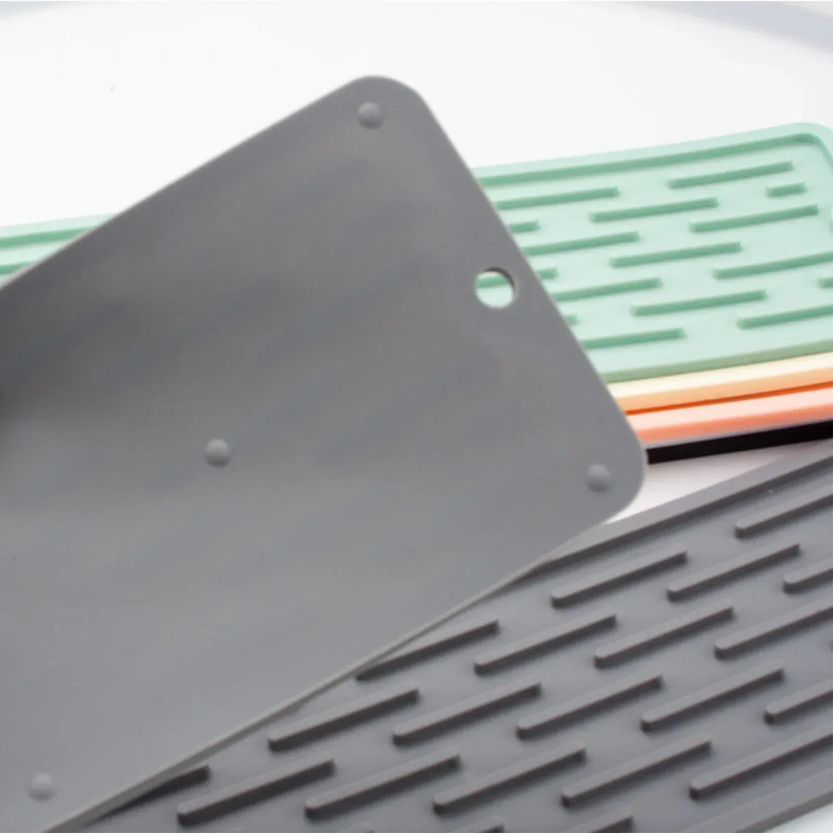55/35cm Silicone Tableware Cushion Anti Slip Sink Tray Kitchenware Protection Mat Dish Drying Cushion Pad Storage Sink Drain Mat