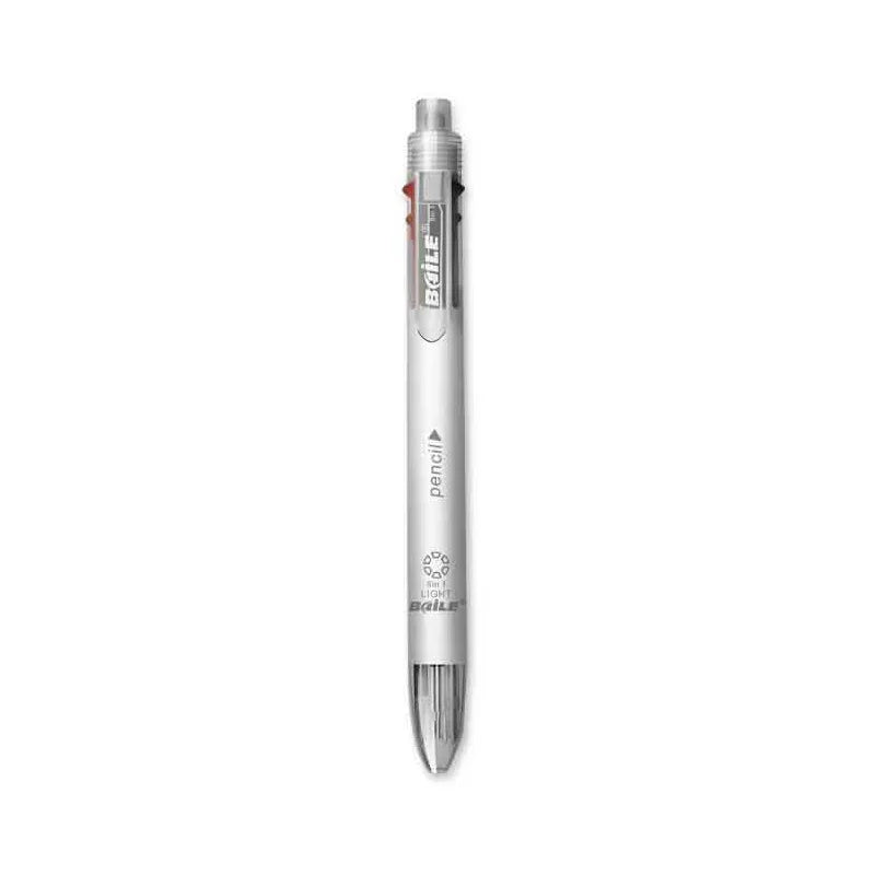 6-in-1 Creative Multicolor Ballpoint Pen Push Type Pens Multifunction Personality Six Colors Press Pens School Office Supply