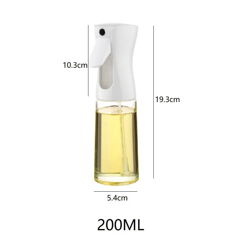 200/300/500 ML Oil Spray Kitchen Household Edible Olive Oil Spray Plastic Bottle Atomized Misty Oil Tank Air Fryer Spray Bottle