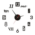 2022 New 3D Roman Numeral Acrylic Mirror Wall Clock Sticker – Fashion DIY Quartz Clock for Home & Living Room Decoration