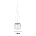 10/15/20CM Basket Disco Ball Hanging Planter Indoor Wall Hanging Creative Green Flower Pot Garden Decoration Gardening Hanging