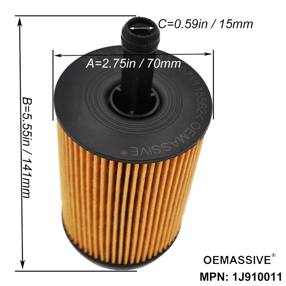 071115562 Oil Filter For Audi A2 A4 A6 Skoda Fabia VW Multivan Seat Toledo Mitsubishi Grandis Lancer Jeep Compass Patriot Ford