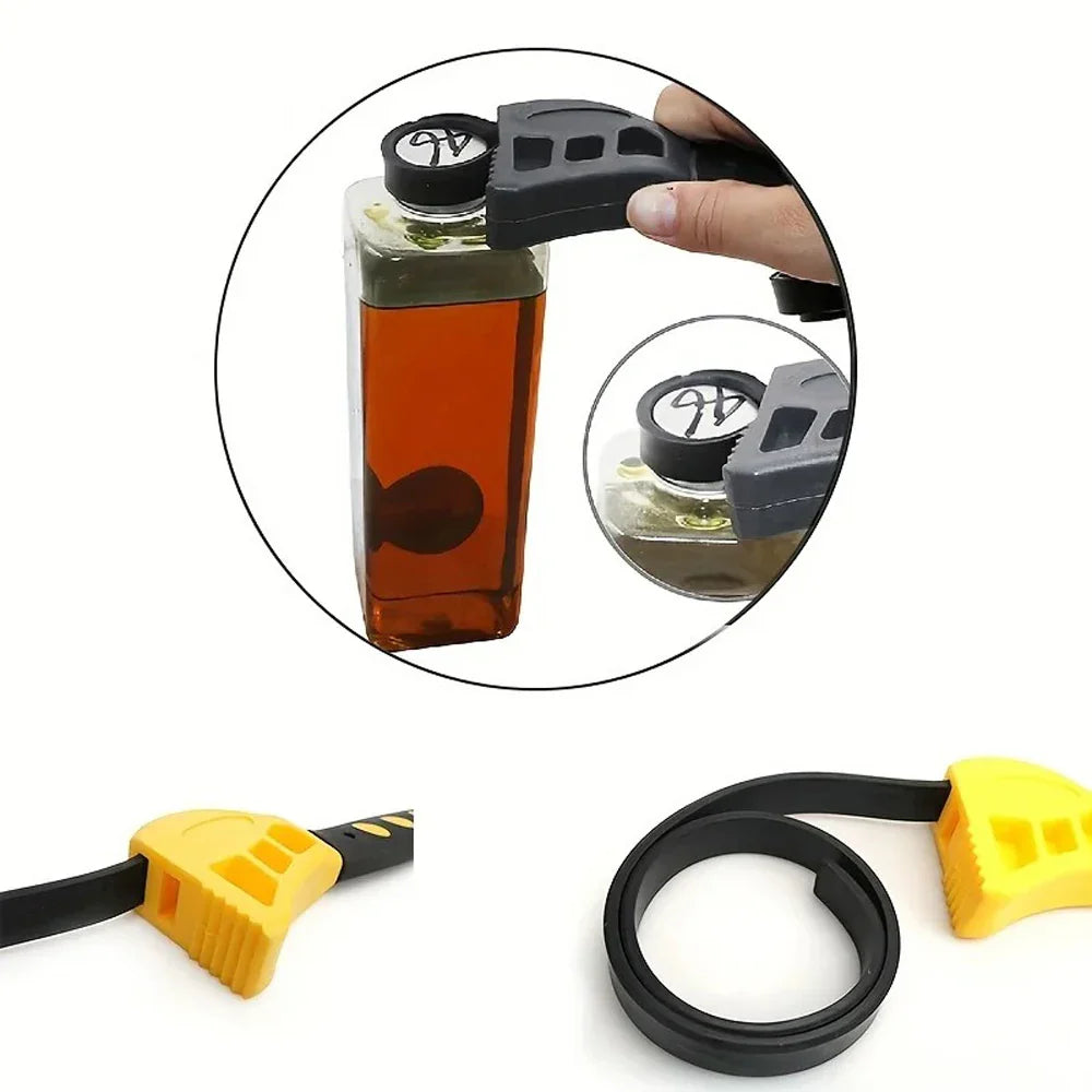 6-inch Belt Wrench Oil Filter Puller – Adjustable Strap Spanner for Auto & Maintenance