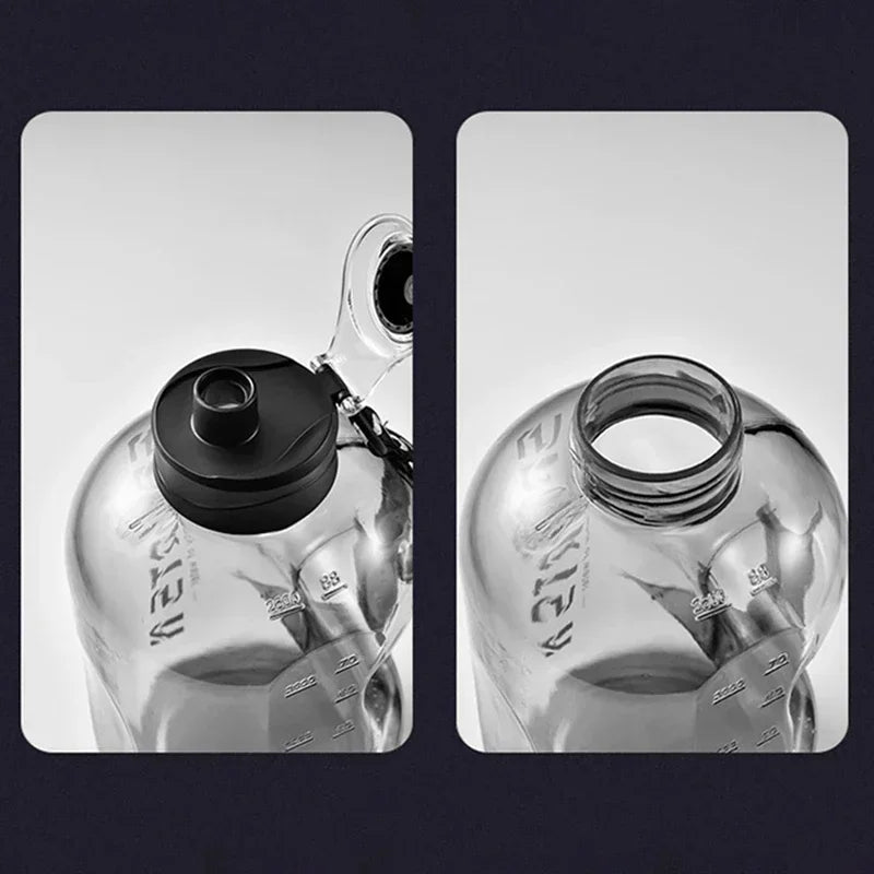 1.7L/2.7L Large Capacity Sports Water Bottle – Portable Gym & Outdoor Fitness Hydration Jug
