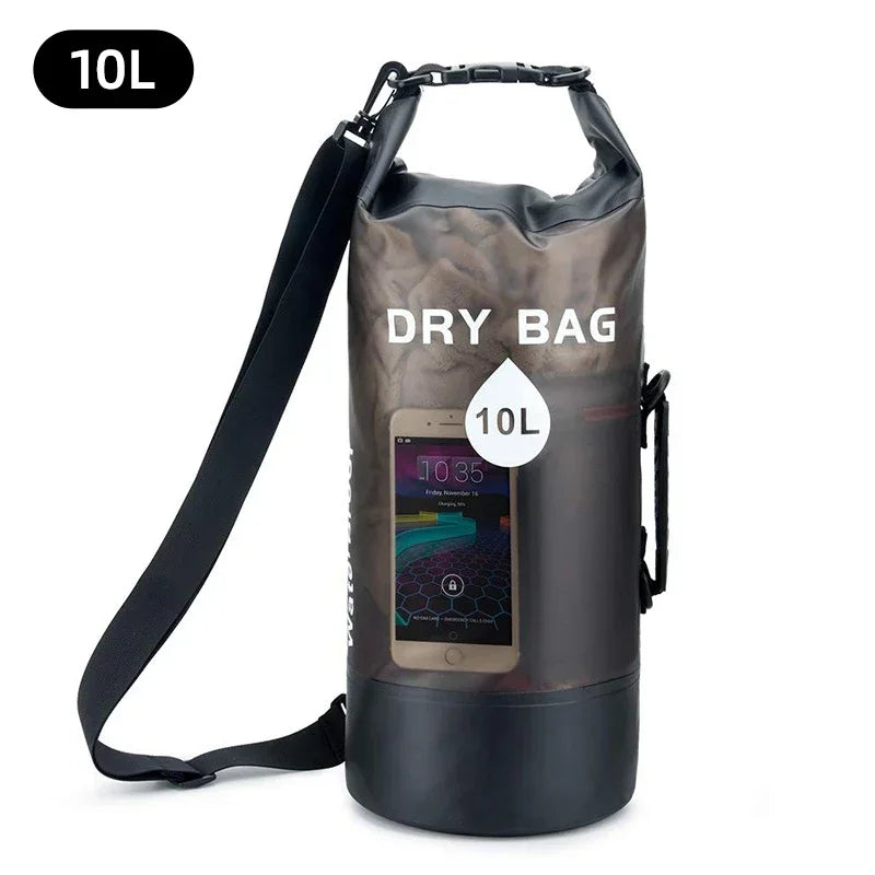 10L–20L Waterproof Dry Bag Backpack – Floating Pouch for Kayaking, Trekking, Boating & Rafting