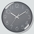 8-Inch Silent Quartz Wall Clock – Minimalist Digital Home Decor for Living Room & Bedroom